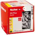 Fischer 568008, Ekspansjonsanker, Lettbetong, Murstein, Betong, Gipsfiberplate, Murverk, Nylon, Grå, Tyskland, 8 mm