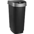 Rotho Twist, 50 l, Rektangulær, Polypropylen (PP), Svart, Manuell, 298 mm