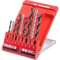 Kwb 420400, Drill, Drill bit set, Plast, Profil, Blad metall, Tre, Høy-Hastighets Stål (HHS), 4, 6, 8 mm, 4, 6, 8 mm