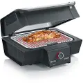 Severin PG 8106 SEVO GT, 3000 W, Grill, Elektrisk, 415 x 315 mm, Skottel braai, Sort, Sølv