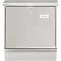 Burg wachter 32680 COMFORT-Set 39130 NI Postkasse Rustfrit stål Sølv Nøglelås
