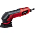 Einhell TC-DS 20 E, Delta-slipemaskin, Velcro mappe, Sort, Rød, 12000 RPM, 22000 RPM, AC