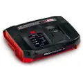 Einhell PXC Boostcharger 8A Power X-Change Schnellladegerät 4512155, Batterilader, Lithium-Ion (Li-Ion), 8 Ah, 18 V, Einhell, Sort, Rød