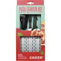 Cozze gavesett i 3 deler: Pizzaspade, termometer og pizzaskjærer i gaveeske.