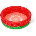 Bestway 51145, Oppblåsbart basseng, 390 l, Rund, 2 år, Sweet strawberry, PVC