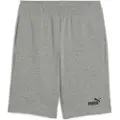 Puma ESS No. 1 Logo Jersey Shorts Youth, Clothing, Medium Gray Heather, 9-10Y