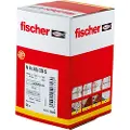 Fischer 50356, Skrue- og veggpluggsett, Murstein, Betong, Pozidriv, PZ3, 60 mm, 8 mm