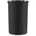 Reisenthel homebasket L, Sort, Aluminium, Polyester, Kurv, Monokromatisk, Geometrisk mønster, Innendørs