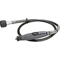 Dremel 225, Fleksibelt skaft, Universell, Dremel, Dremel 4200, 4000, 400, 3000, 300, 398, 395, 285, 275, 200, 100, 8220, 8200, 8100, 800, 770, Sort, Grå