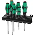 Wera 334/6 Kraftform Plus Laser Skrutrekkersett 6 Stykker