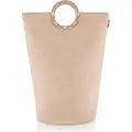 Reisenthel loophome L, Aluminium, Polyester, Kurv, Twist coffee, Monokromatisk, Innendørs, Rund