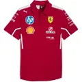 Puma Scuderia Ferrari HP 2025 Team Polo Men, Clothing, Dark Cherry, L