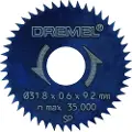Dremel 546, Metallkuttende skive, Tre, 35000 RPM, Dremel, Sort, 3,2 mm