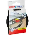 TESA On & Off Cable Manager 10mm x 500cm Black