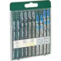 Bosch 10-delers stikksagblad-sett T-tange T 101 B (2x), T 144 D (2x), T 119 BO (2x), T 118 A (2x), T 127 D (2x)