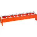 Kerbl fôrtrau for høner - L 50 x B 12 cm
