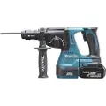 Makita DHR243RTJ - Roterende hammer - trådløs - 3-modus - SDS-plus - 2 joule - 2 batterier - 18 V
