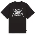 Puma Jaws Core Basketball Tee Men, Clothing, Black, L