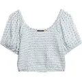 Superdry Smocked Kort Ermet Bluse