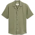 Tom Tailor Relaxed Viscose Linen Kortarmet Skjorte