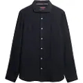 Superdry Sd Embroidered Vacation Linen Skjorte Med Lange Ermer