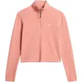 Superdry Polar Fleece Crop Halv Glidelås Genser