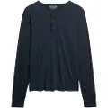 Superdry Merchant Grandad Langarmet T-skjorte