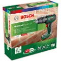 Bosch UniversalImpact - Drill/driver - trådløs - 2 hastigheter - nøkkelfri borhylse 10 mm - 34 N·m - uten batteri - 18 V - SOLO
