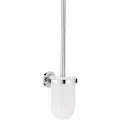 GROHE Essentials, Toalettbørste og holder, Kromfarget, Glass, Metall