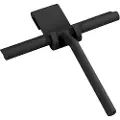 Wenko 24171100, Dusjnal med ett blad, Sort, Rustfritt stål, Silikon, 210 mm, 40 mm