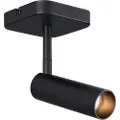 QAZQA Moderne takspotlight svart rund GU10 35 mm roterbar og vippbar - Kate
