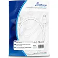 MediaRange MRCS162, Tilkoblingskabel, Hvit, 1,5 m