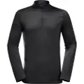 Jack Wolfskin Sky Thermal Half Zip Langarmet T-skjorte