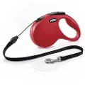 Flexi New Classic snor M, 5M, 20KG, rød
