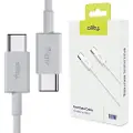 24hShop Allity USB-C-kabel 100W 1 m - Hvit