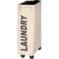 Wenko 3450113100, 43 l, Rektangulær, Polyester, Beige, Sort, 185 mm, 400 mm