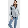 Blue Tomato Oversized Bomber blå