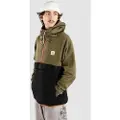 Passenger Woodland Hooded 1/2 Zip Polar Half-Zip Fleecegenser svart