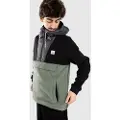 Passenger Woodland Hooded 1/2 Zip Polar Half-Zip Fleecegenser svart