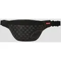 Sprayground Hangover Grey Check Savvy Cross-Body Skulderveske svart
