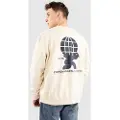 Fat Moose Jaxon Crew Genser hvit