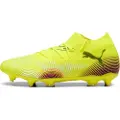 Puma FUTURE 8 MATCH MxSG Football Boots Unisex, Shoes, Yellow Alert/Black/Sun Struck, 44