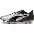 Puma KING PRO FG/AG Football Boots Women, Shoes, Silver/Black/Sun Struck, 39