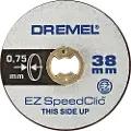 Dremel SC409, Metallkuttende skive, Metall, 35000 RPM, 3,8 cm, 0,75 mm, 5 stykker