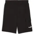 Puma Essentials No. 1 Logo Cargo 10"Shorts Men, Clothing, Black, M