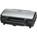ProfiCook PC-ST 1092 - Sandwichmaskin - 900 W - rustfritt stål / svart