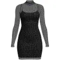Hugo Boss Noella 01 Blue Langarmet Kort Kjole