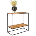 House Nordic House NordicAvlastningsbord Vita. Eikelignende hyller med svart rammeBrunAvlastningsbord & sidebordFra Homeroom