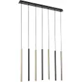 Paul Neuhaus Hengende lampe sort med messing inkl. LED dimmbar 7-lys - Bea