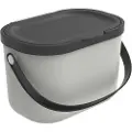 Rotho 1054601023WS, 3,2 L, oval, hvit, guide, 222 mm, 172 mm